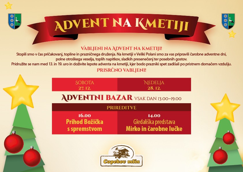 adventni dogodki - 27. in 28. 12.2025